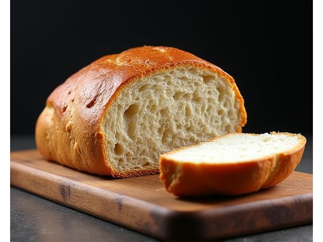 Klart surdeigsbrød med dyp skorpe