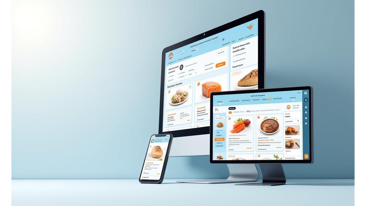 Interaktiv demo av Fjordgard Flavors' digitale bestillingsplattform på desktop og mobil
