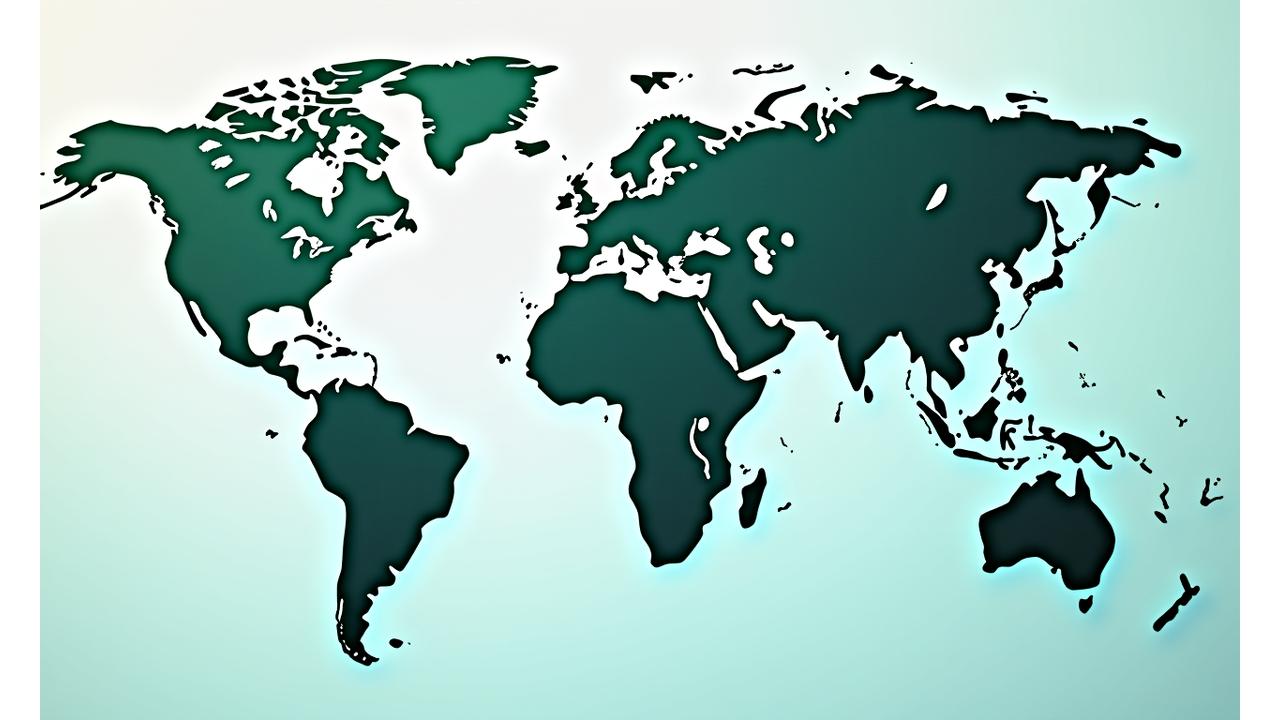 Interaktivt verdenskart som viser Fjordgard Flavors' globale handelsnettverk med lyse ruter mellom Ålesund og handelspartnere i Asia, Europa, Amerika og Oseania.