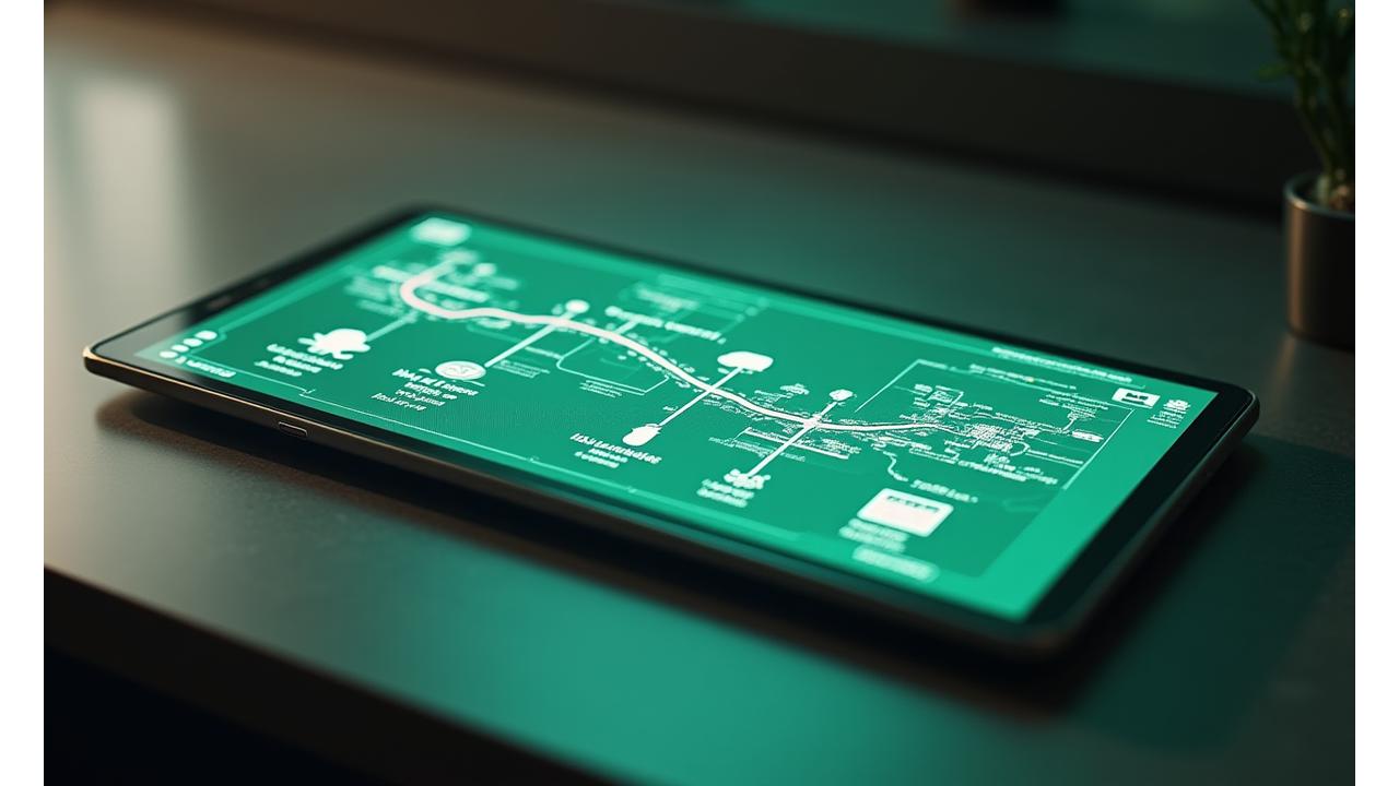 Interaktiv sporbarhetsdemo med et rent, digitalt grensesnitt som viser en matvarekjede fra kilde til forbruker